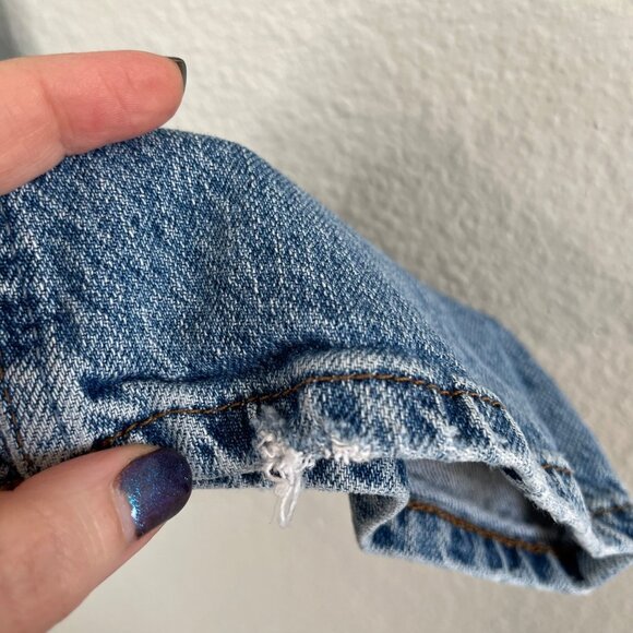 Reformation Womens High-Rise Button-Fly Liza High Straight jeans 29 - Picture 10 of 12